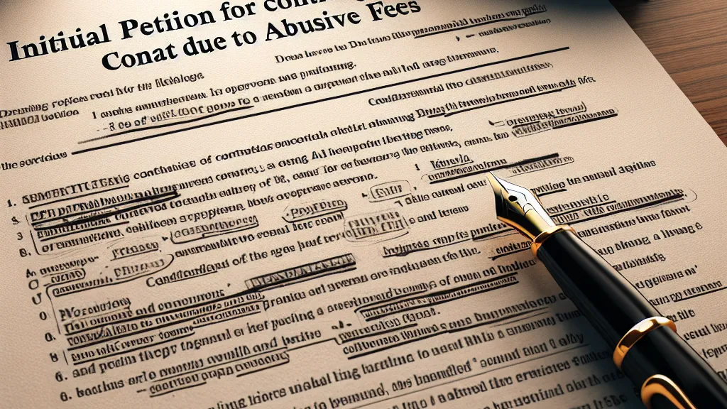 Petição Inicial para Revisão Contratual de Contrato Bancário por Tarifas Abusivas