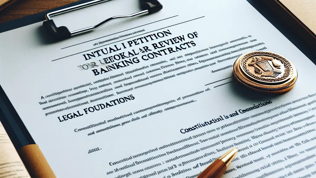 Petição Inicial para Ação Revisional de Contratos Bancários: Fundamentos Constitucionais e Legais