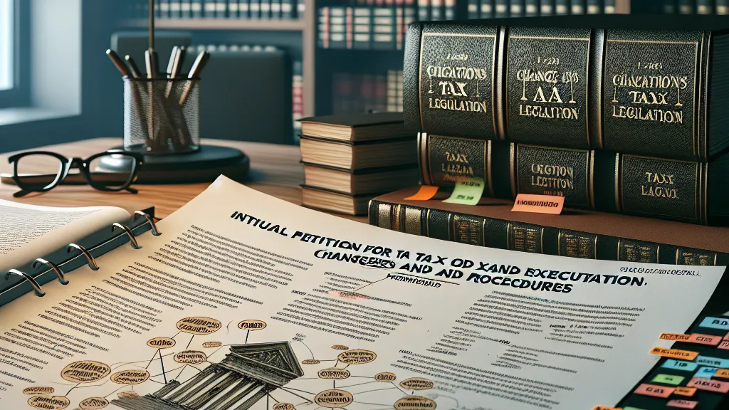 Petição Inicial em Execução Fiscal e Alterações na Legislação Tributária: Fundamentos e Procedimentos