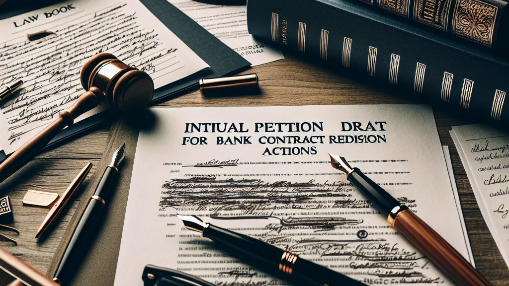 Elaboração Detalhada de Petição Inicial para Ações Revisionais de Contratos Bancários